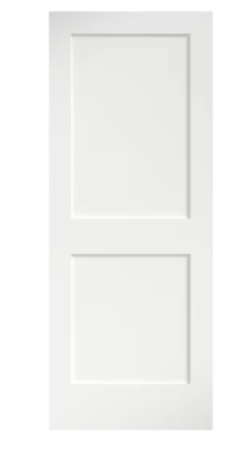 2 Panel Shaker Solid - 84" Pre - Hung Door With 4 5/8" Wood Jamb 2PSSP4 - 84 - CrownCornice Mouldings & Millworks Inc.