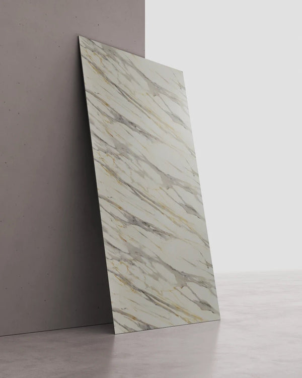 Calacatta Gold Faux Wall Panel - CrownCornice Mouldings & Millworks Inc.