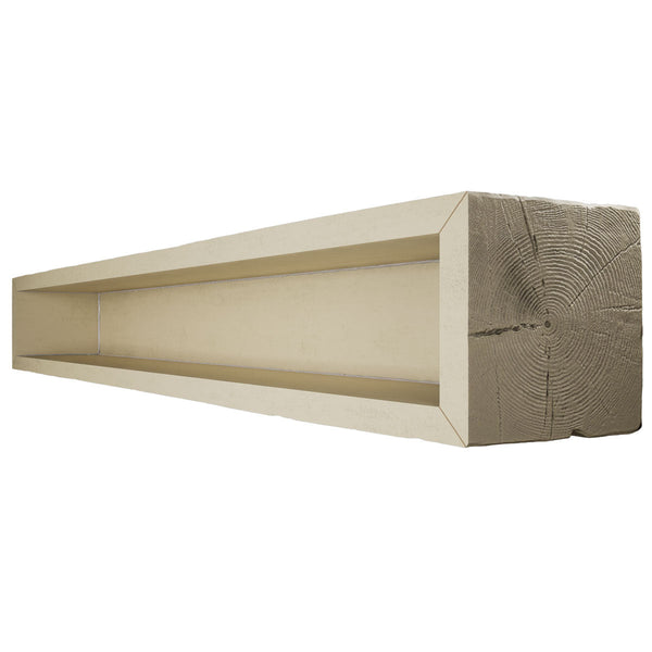HAND HEWN ENDURATHANE FAUX WOOD CEILING BEAM, ALMOND - CrownCornice Mouldings & Millworks Inc.