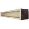 HAND HEWN ENDURATHANE FAUX WOOD CEILING BEAM, MAHOGANY - CrownCornice Mouldings & Millworks Inc.