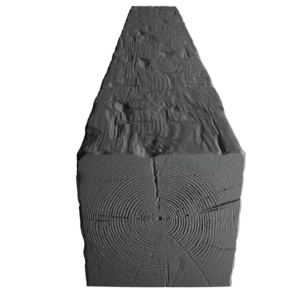 HAND HEWN ENDURATHANE FAUX WOOD CEILING BEAM, SLATE - CrownCornice Mouldings & Millworks Inc.