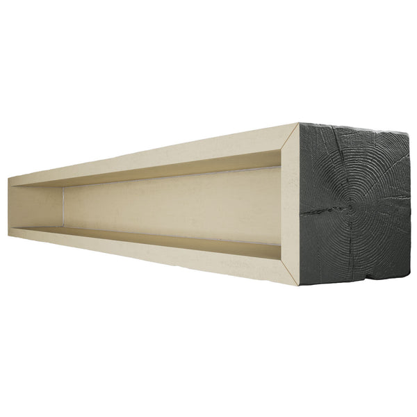HAND HEWN ENDURATHANE FAUX WOOD CEILING BEAM, SLATE - CrownCornice Mouldings & Millworks Inc.