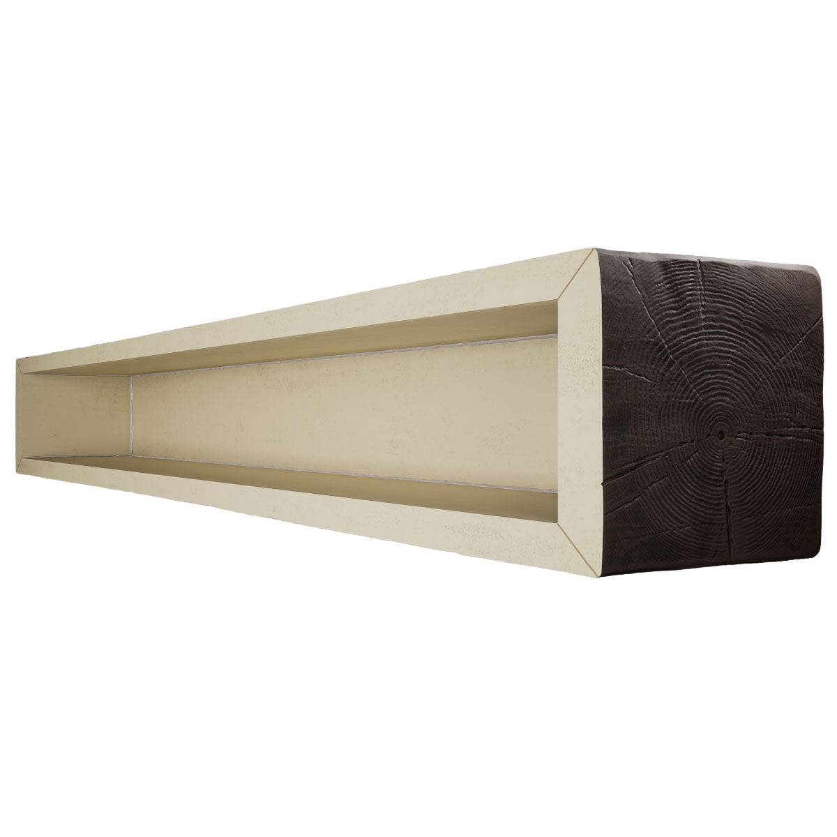 KNOTTY PINE ENDURATHANE FAUX WOOD CEILING BEAM, MAHOGANY - CrownCornice Mouldings & Millworks Inc.