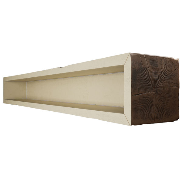 PECKY CYPRESS ENDURATHANE FAUX WOOD CEILING BEAM, AGED - CrownCornice Mouldings & Millworks Inc.