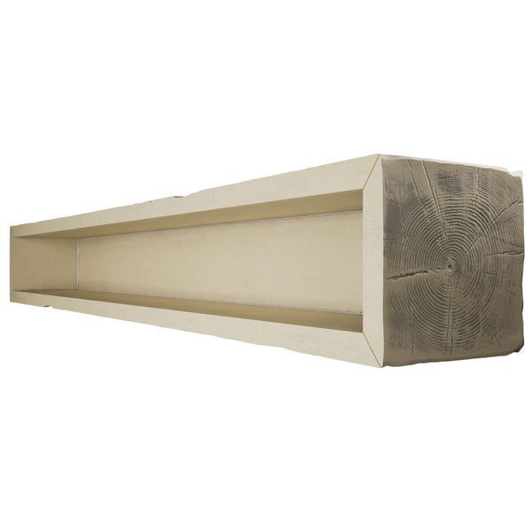 PECKY CYPRESS ENDURATHANE FAUX WOOD CEILING BEAM, ALMOND - CrownCornice Mouldings & Millworks Inc.