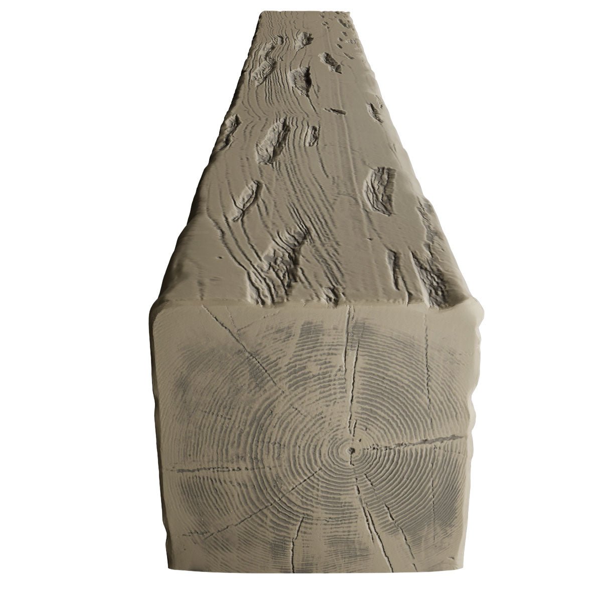 PECKY CYPRESS ENDURATHANE FAUX WOOD CEILING BEAM, ALMOND - CrownCornice Mouldings & Millworks Inc.