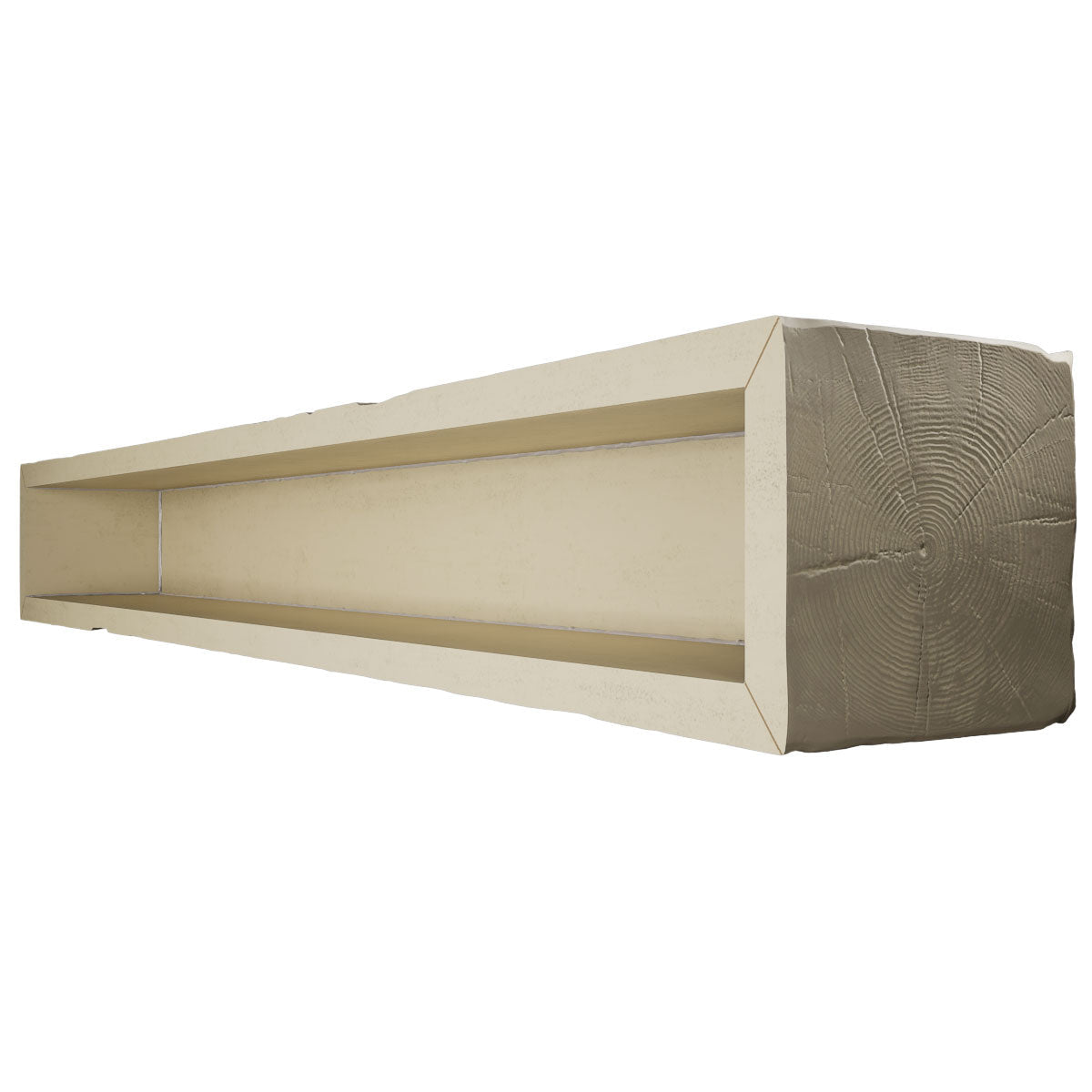 PECKY CYPRESS ENDURATHANE FAUX WOOD CEILING BEAM, CHAMPAGN MIST - CrownCornice Mouldings & Millworks Inc.