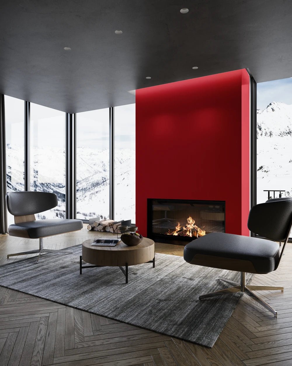 Red Aura Faux Wall Panel - FWP947160 - CrownCornice Mouldings & Millworks Inc.