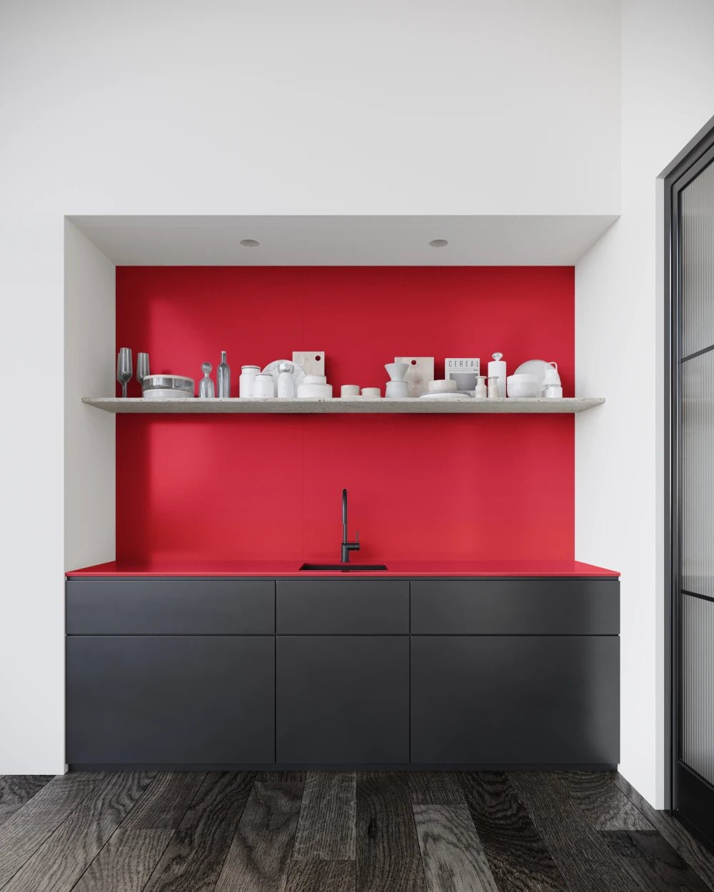 Red Aura Faux Wall Panel - FWP947160 - CrownCornice Mouldings & Millworks Inc.