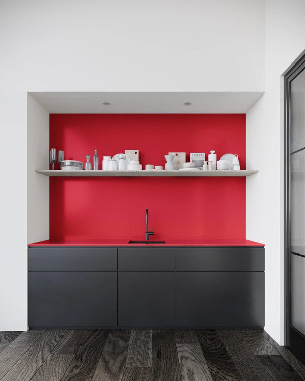 Red Aura Faux Wall Panel - FWP947160 - CrownCornice Mouldings & Millworks Inc.
