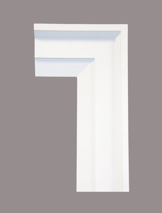 3-1/4" Step Bevel with Backband Casing CC110 - 15FT PC - CrownCornice Mouldings & Millworks Inc.