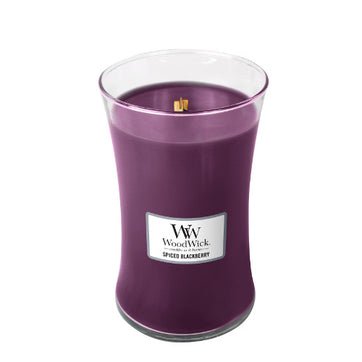 Woodwick Spiced Blackberry Candle - CrownCornice Mouldings & Millworks Inc.