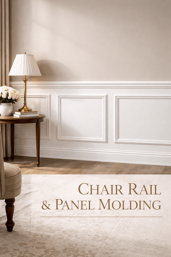 Chair Rail & Panel Moulding - CrownCornice Mouldings & Millworks Inc.