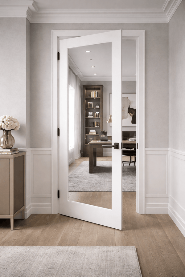 Glass Panel Door Slabs - CrownCornice Mouldings & Millworks Inc.