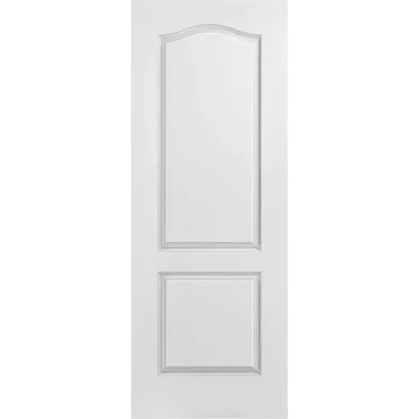 2 Panel Arch Hollow Core - Pre - Hung Door 1 3/8" Thickness With 4 5/8" Wood Jamb - CrownCornice Mouldings & Millworks Inc.