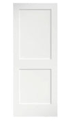 2 Panel Shaker Solid - Pre - Hung Door 1 3/8" Thickness With 6 5/8" Wood Jamb - 2PSSPH6 - CrownCornice Mouldings & Millworks Inc.