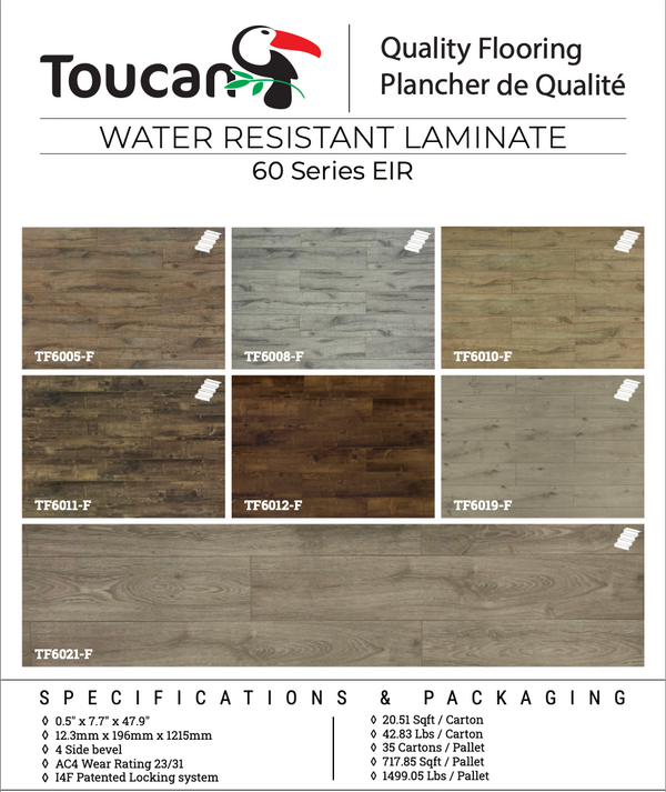 TF6010-F Brownstone Laminate Flooring
