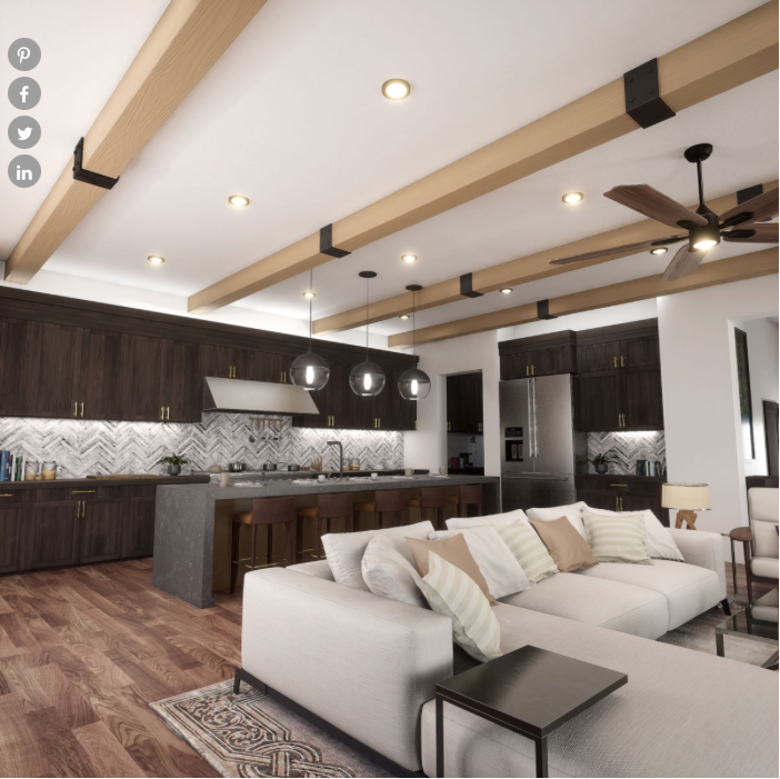 MENA FAUX WOOD CEILING BEAM- PRIMED TAN
