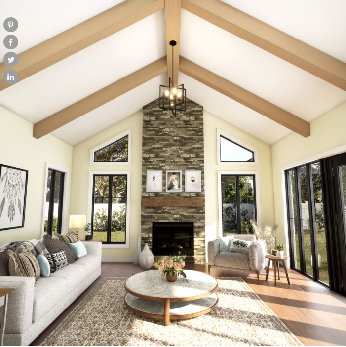 MENA FAUX WOOD CEILING BEAM- PRIMED TAN