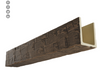RECLAIMED AXED CUT FAUX WOOD CEILING BEAM - KONA BROWN