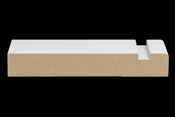 C - 09 – Contemporary Notch MDF Casing – 3 1/2" Primed - CrownCornice Mouldings & Millworks Inc.