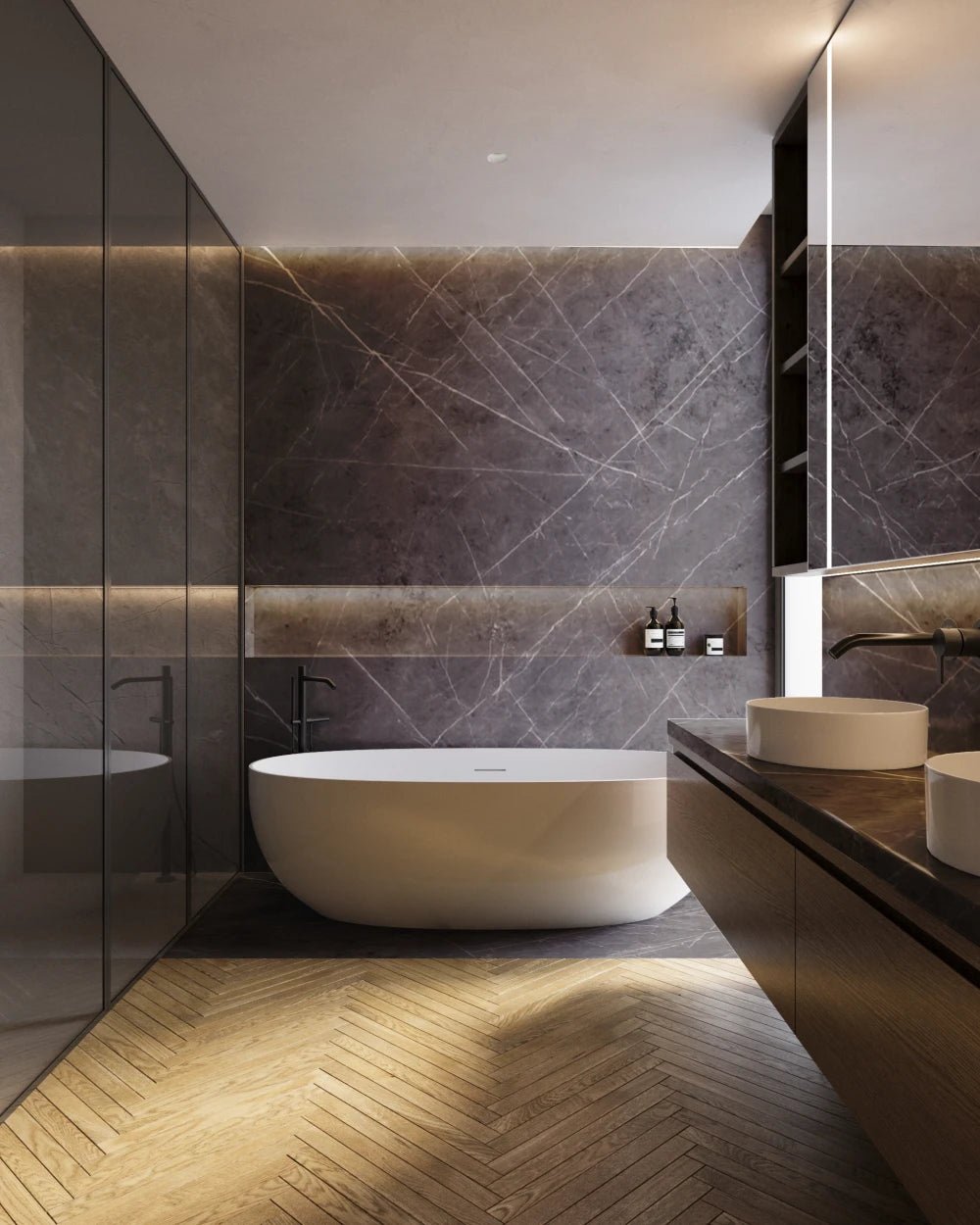 Graphite Faux Wall Panel - FWP946993 - CrownCornice Mouldings & Millworks Inc.