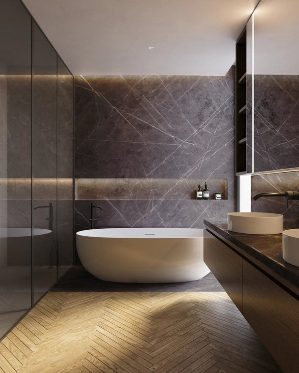 Graphite Faux Wall Panel - FWP946993 - CrownCornice Mouldings & Millworks Inc.