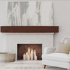 Hand Hewn Faux Wood Fireplace Mantel 4"X4" (Copy) - CrownCornice Mouldings & Millworks Inc.