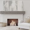 Hand Hewn Faux Wood Fireplace Mantel 4"X4" (Copy) - CrownCornice Mouldings & Millworks Inc.