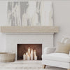 Hand Hewn Faux Wood Fireplace Mantel 4"X8" - CrownCornice Mouldings & Millworks Inc.