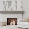 Hand Hewn Faux Wood Fireplace Mantel 6"x10" - CrownCornice Mouldings & Millworks Inc.