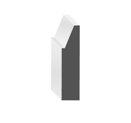 Inventory Clear Out — DS102 Step Bevel Door Stop — 12 FT Piece - CrownCornice Mouldings & Millworks Inc.