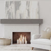 Knotty Pine Faux Wood Fireplace Mantel 8"x8" - CrownCornice Mouldings & Millworks Inc.