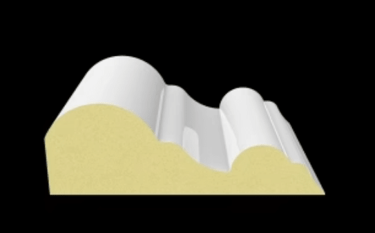 S - 02 – Colonial Panel Mould 1 - 3/4″ – 5/8" × 1 - 3/4" × 12 ft - CrownCornice Mouldings & Millworks Inc.