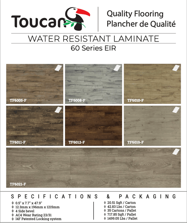 TF6008 - F Aria Laminate Flooring - CrownCornice Mouldings & Millworks Inc.