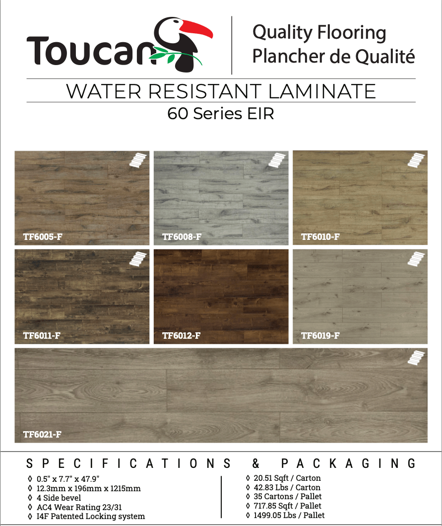 TF6021 - F Athens Laminate Flooring - CrownCornice Mouldings & Millworks Inc.
