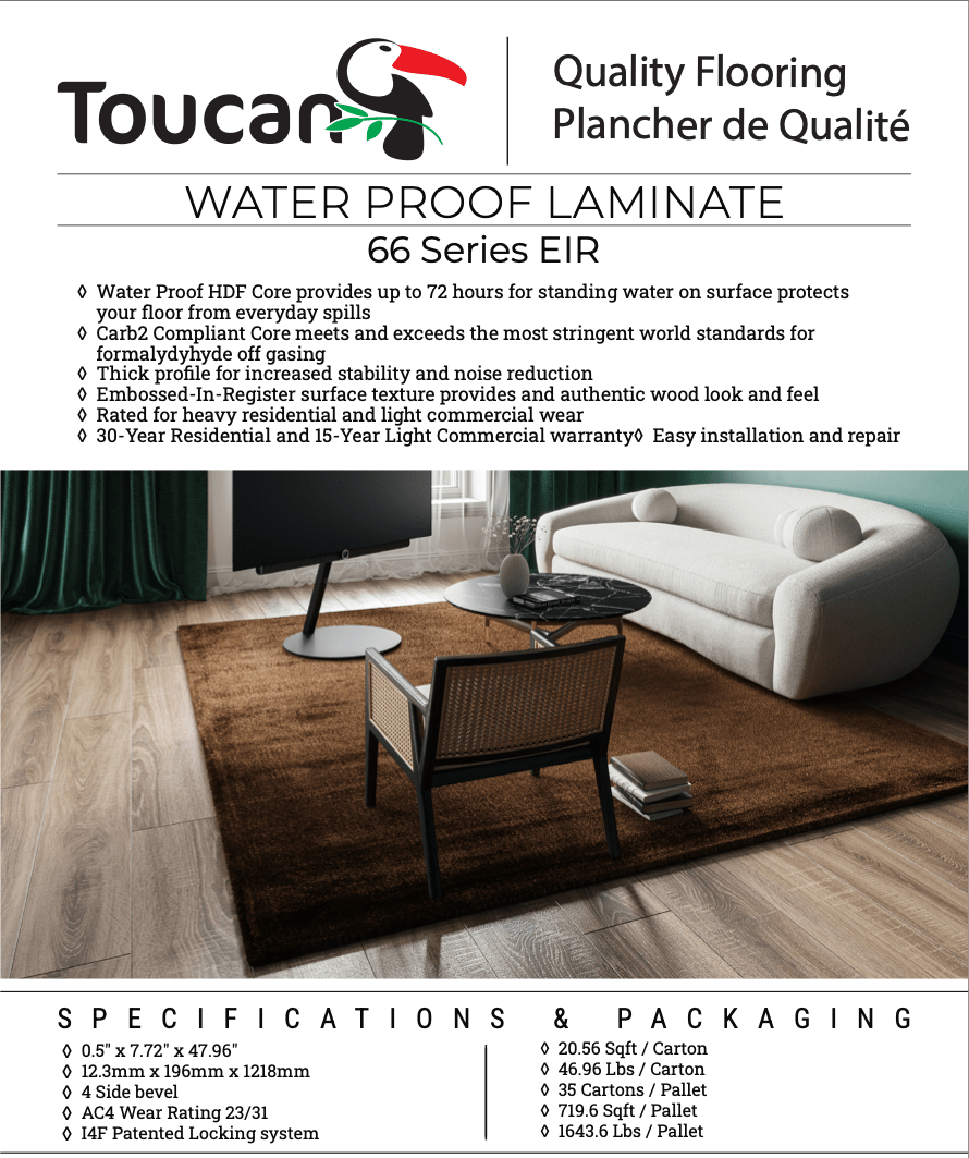 TF6608 - F Silver City Laminate Flooring - CrownCornice Mouldings & Millworks Inc.