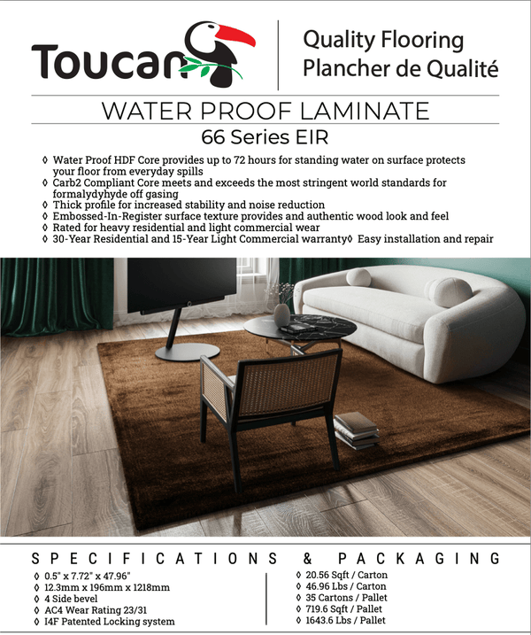 TF6608 - F Silver City Laminate Flooring - CrownCornice Mouldings & Millworks Inc.