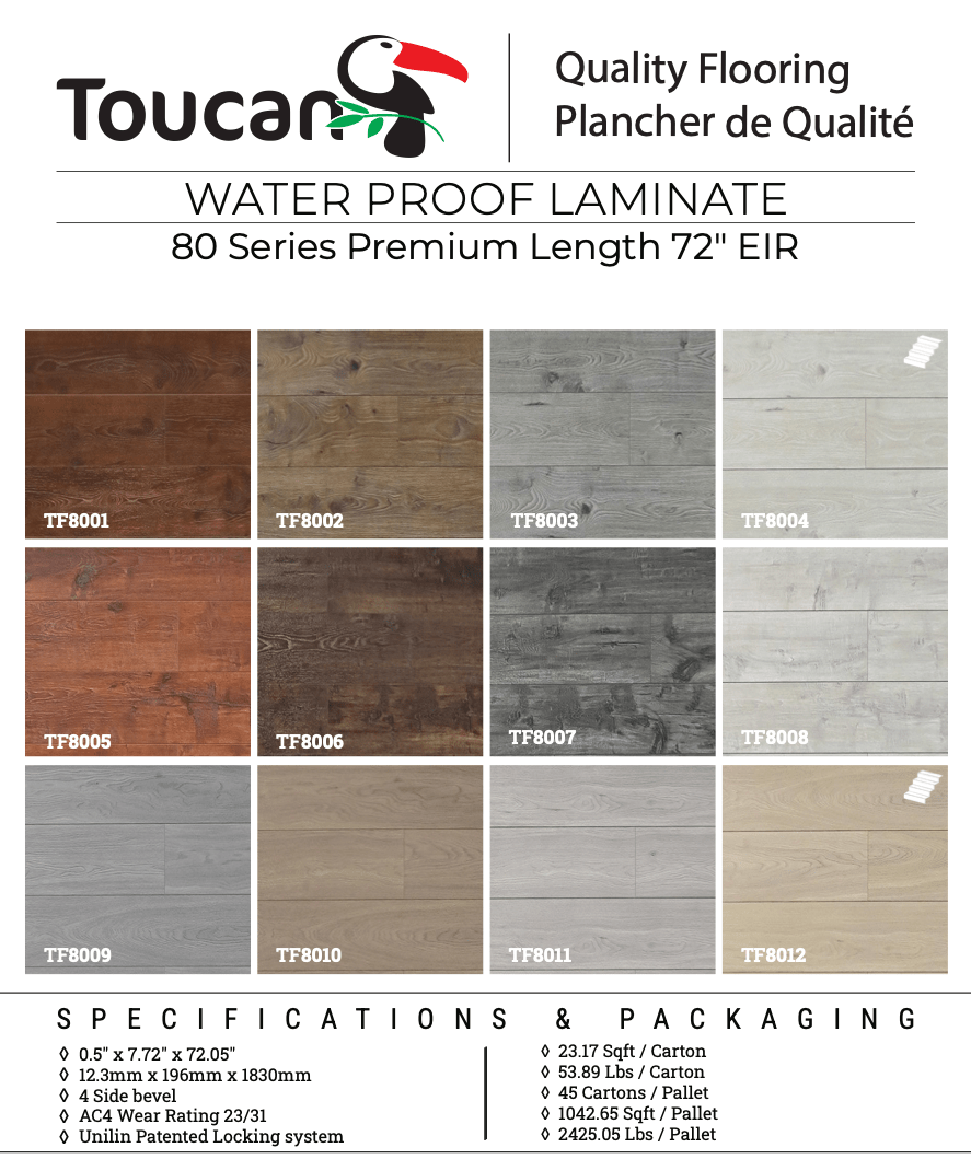 TF8003 Summer Hare Laminate Flooring - CrownCornice Mouldings & Millworks Inc.