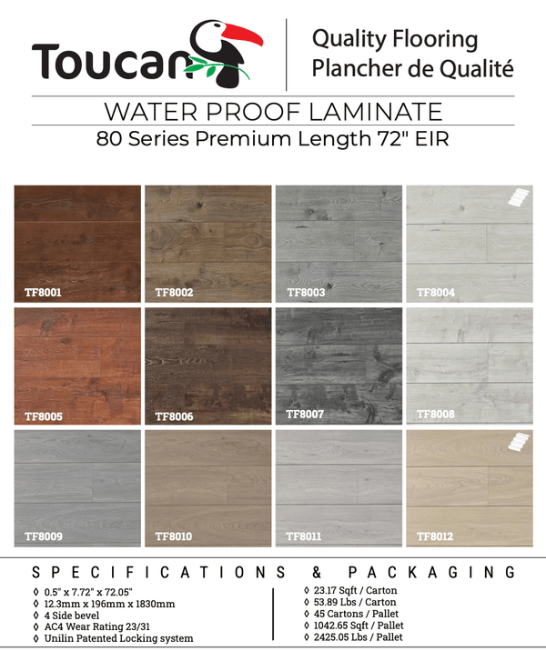 TF8003 Summer Hare Laminate Flooring - CrownCornice Mouldings & Millworks Inc.
