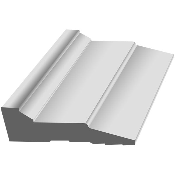 4-1/8" Step Bevel with Backband Casing CC150 - 14FT PC - CrownCornice Mouldings & Millworks Inc.