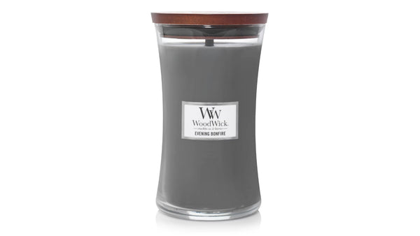 Woodwick Evening Bonfire Candle - CrownCornice Mouldings & Millworks Inc.