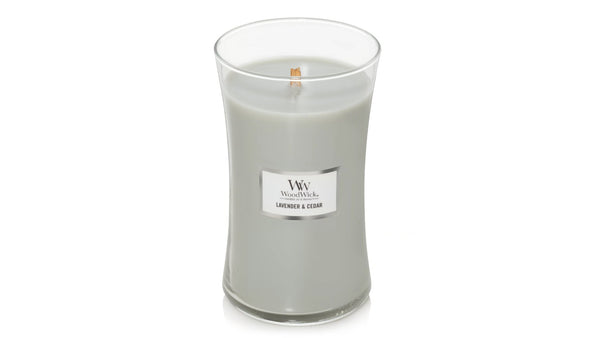 Woodwick Lavender & Cedar Candle - CrownCornice Mouldings & Millworks Inc.